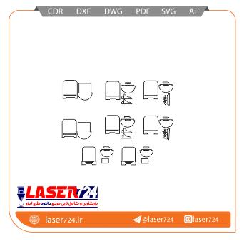 تصویر طرح استند تابلویی کیک در 4 مدل #2